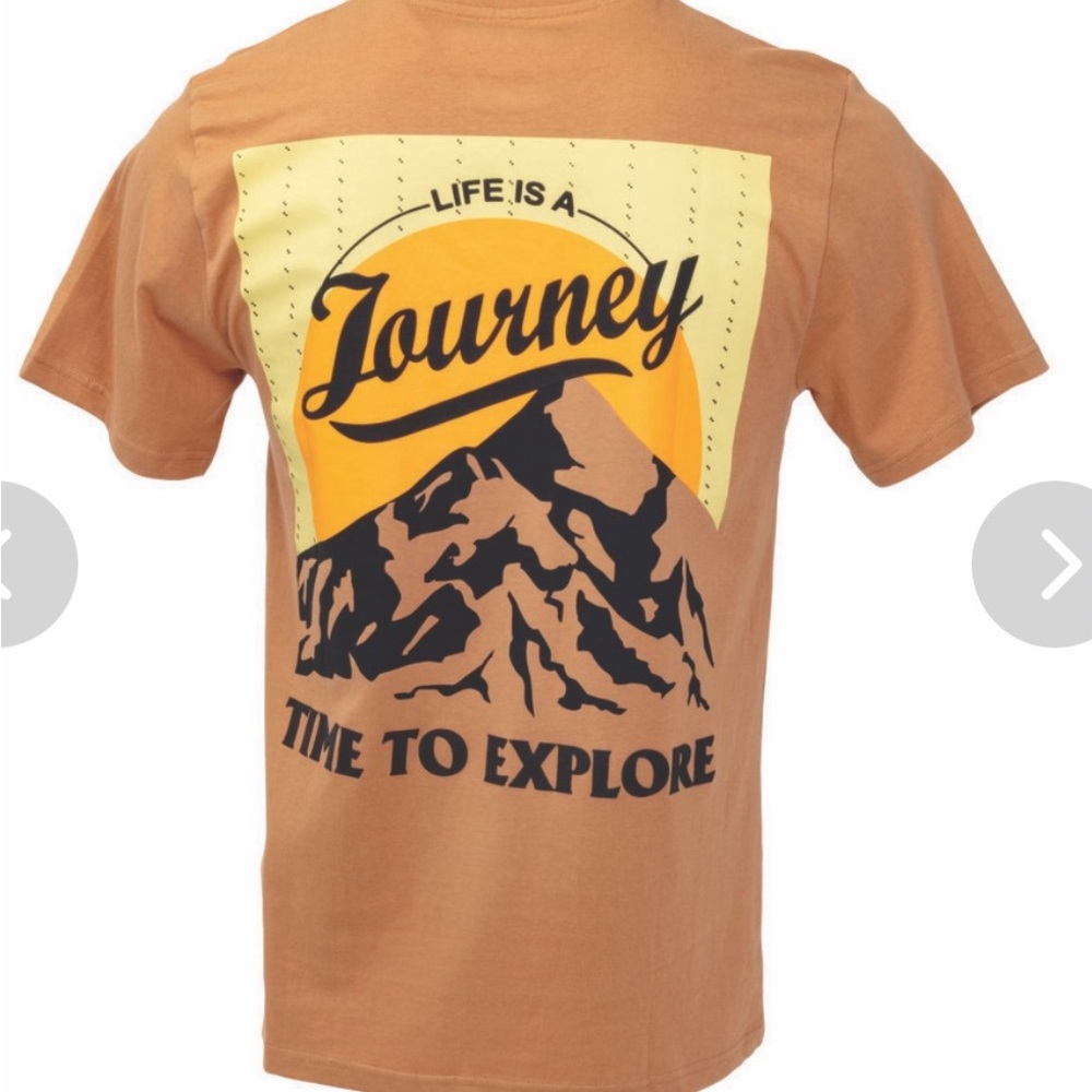 Muk Luks Men's Orange Short Sleeve Tee